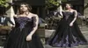 Великолепные черные и пурпурные кружевные платья выпускной выпускной