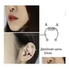 Nasenringe Stollen Magnetisch gefälschter Piercing Ringlegungs -Hoop Septum für Männer Frauen Schmuck 5 Farben Großhandel Drop Lieferkörper DHJSH