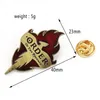 Broszki porządek symboli Phoenix Broch Brooch Wizarding World Enamel Pin film Wizardry School Jewelry
