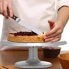 Narzędzia do pieczenia 1 przedmiot obrotowy wyrównanie ciasta stojak dekoracja obrotu obrotowego pieczenia trwałe przenośne akcesoria tacki