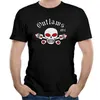 T-shirts masculins 2024 Outlaws MC Men Men T-shirt Support Outlaws T-shirt Summer Brand Tshirt pour mâle Cotton Man Tops SBZ5389 T240506