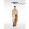 Kvinnors dikerockar Luxury Fashion Coat Women's Wool Blends Designer Coat Japanese and Korean Wind Long Cashmere Overrock Wear Maxmaras Uucx