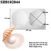 Moulds SHENHONG Marine Theme Shell Pearl Design Cake Silicone Molds Kitchen Supplies Cake Decorating Tools Food Grade Baking Mold