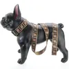 Trendy huisdier ontlee veststijl borstharnassen voor honden bulldogs corgis teddies modieuze hondenkraag klassiek ontwerp luxe 240506