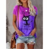 Women's T-Shirt Summer New Womens Fashion T-shirt Round Neck Plus Size Shirt Tops 3D Printed Casual T Shirt Regular Street Femmes Wear d240507