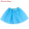 tutu Dress Baby Girls Tutu Skirts Kids Elastic Waist Pettiskirt Girl Princess Tulle Skirt 14 Colors Mini Skirts Children Clothing 0-8 Yrs d240507