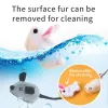 Toys Smart Running Mouse Cat Toy Interactive Random Moving Electric Toys USB Charging Simulation Mice Kitten Self Playing Plush Toys