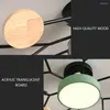 Chandeliers LED Chandelier With 3 Different Colors Suitable For Living Room Bedroom El Apartment Study Home Decoration Indoor Lighting