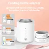 N1 Baby Bottle Warmer AllInOne USB Rechargeable Heater Portable Wireless Milk with Sterilizer 2 Adapters 240506