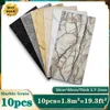 10pcs Marble Grain 3D Wall Sticker Floor 30x60 cm PVC SelfAdhesive Waterproof Decorative s for Home DIY House 2203287355505