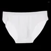 Underpants Arrival Men's Briefs Ice Silk Plus Size Underwear Sexy Seamless Breathable Low Waist Panties Shorts 2XL 3XL