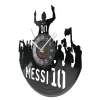 Clocks The King 10 Vinyl Record Wall Clock Argentina Football Player Diego Vinyl Clock The Unstoppable Force Legend For Football Fans