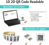 Escáneres Bluetooth Barcode Scanner Handheld láser 1D 2D QR Código 2.4G Código de barras inalámbrico Wired Reader PDF417 Soporte Automotivo Scan A66DZ