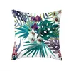 Coussin / oreiller décoratif plante tropicale décorative ER Polyester canapé coussin de coussin géométrie décoration de chaise de chaise