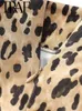Vestidos casuais gal mulheres club de leopardo mangas tanque feminino feminino largo ombro uma linha mini vestido 2024 verão y2k