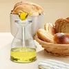 Opslagflessen honingpot met dipper en deksel bijen pot transparante glazen bijenkorf container huis keuken roer siroop fles