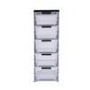Scatole di stoccaggio bidoni 5 cassetti PP Armadiet di plastica per impilamento abbigliamento cassetta di stoccaggio a caldo Q240506