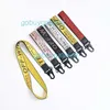 Keyring Embroidered Imitation Key Hanger Offs Hanging Rope Nylon Letter Keychain Length Car for Men and Women