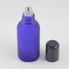 Aufbewahrung Flaschen Glasrolle auf Flaschenprüfrolle ätherische Ölfläschchen mit Edelstahl/Glaskugel 30 ml