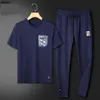 2024New Herren Sportswear Fashion Set Designer Sportswear Kurzärmelige lange Hosen zweiteilige Freizeit-Männer-Set, asiatische Größe M-3xl