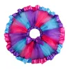 Hot Kids Lovely Handmade Colorful Tutu Skirt Girls Baby Skirts Mini Pettiskirt Dance soft tutu dress
