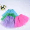 tutu Dress 12colors Ball Gown Baby Princess Tutu Skirt Girls Kids Party Ballet Dance Wear Pettiskirt Clothes d240507