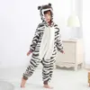 Pyjamas Kigurumi Cow Onesie Childrens Pyjamas Tier Cartoon Decke Pyjamas Babykleidung Winter Jungen und Mädchen Riesen Setl2405