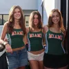 Tanks pour femmes Camis Sexy Y2K Vêtements Miami Lettre imprimé GRUNG TOP TOP 2000