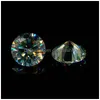 느슨한 다이아몬드 1.0carats 1.03.0mm 작은 크기 우수한 컷 그린 컬러 vvs1 라운드 Moissanite 석재 보석 드롭 배달 보석 Dhxrs