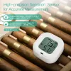 Messgeräte Oria Wireless Thermometer Hygrometer Mini Bluetooth 5.0 Feuchtigkeitstemperatursensor Alarm -Buildin -Magnet für Haus