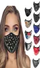 Women Designer Face Masks 3D Camouflage Print Mouth Cover Cycling Dustproof Breathable Mask Washable Fashion Hanging Ear Face Mask3145086