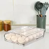 Bottiglie di stoccaggio ghisa cassetta delle uova frigorifero vassoio impilabile per impianti per ordinamento e conservare l'organizzatore frigorifero