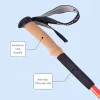 Sticks NatureHikeFolding Trekking Pole, teleskopisch leichte Wanderstock im Freien, tragbare Aluminium -Spazierstock, Kletternstock