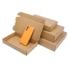 Geschenkverpackung 10 PCs Super Hard Braun Multisize Kartonverpackung Hochzeitsfeier mit Schokoladenereignis Box COORKLOCK