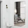 Miroirs auto-adhésifs en acrylique miroir carreaux