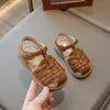 Baby Girls Woven Sandals Summer Toddler Buty dla dzieci miękki przeciwpraw