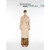 Kvinnors dikerockar Luxury Fashion Coat Women's Wool Blends Designer Coat Japanese and Korean Wind Long Cashmere Overrock Wear Maxmaras Uucx