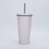 Vattenflaskor utomhusaktiviteter Vakuumisolerat kaffemugg i rostfritt stål med lock och handtag för hemanvändning på kontoret för kontor