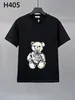 Teddy Patch Organic Jersey T-Shirt Mens Designer T-shirts merk kleding teddy print dames t-shirt ronde nek ss oversized hiphop t-shirt top tees 1619