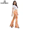 Damesbroek Capris Nadanbao Women Retro Dot Gedrukte flashbroek Fashionable High Tailed Wide Leg Pants Casual Version Long Long Peen Pants Y240504