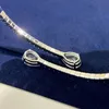 Bangle Luxe Hot Brand Pure 925 Sterling Silver Sieraden Dames Snake Druppel Design Bracelet Wedding Party Q240506