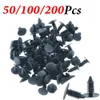 GM Ford Chrer 자동차 클립 펜더 범퍼 50pcs 8mm 자동 패스너 피트 홀 나일론 방패 리테이너 플라스틱 리벳을 위해 새로운 업그레이드