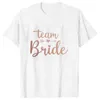 T-shirty męskie T-shirt Bridemaid T-shirt biały czarny wierzchołek ślub ślub zaręczyny