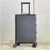 Baggage noir 20inch Baggage à quatre roues Sac de voyage Sac de créateur de week-end Sacs Duffel Sacs Trolley Rolling Buggages Pouche