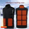 Frauenwesten Distrikt 9 intelligente konstante Temperatur Elektrische Weste Winter Warm Heizanzug Weste Coat