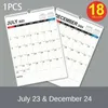 Календарный календарный календарь теплый график атмосферы 2024 Новый настенный офис многонациональный праздничный календарь практические графики дизайна
