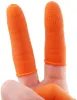 Guantes 100 piezas de látex desechables cunas de dedo de goma Antislip antislip glove de dedo protector antiestático para joyas de reparación electrónica