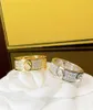 Luxe vrouwelijke ontwerper ring jewelly mode casual paar hoogwaardige merk f klassieke gouden zilveren letters heren diamnond ringen voor 5145454