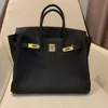 Lock Classic Light Bag Schnalle Berkkins Leder Designer Lady Vielseitig Togo Cowhide Tragbare Taschen Schwarz H-Zip lässig Lychee 30 cm Getreide echte PTPU