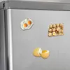 Kühlschrankmagnete nützliche Kühlschrankmagnet Auge Greifküchendekoration Harz kreatives Niedliche Lebensmittelform Kühlschrank Magnetismus wx